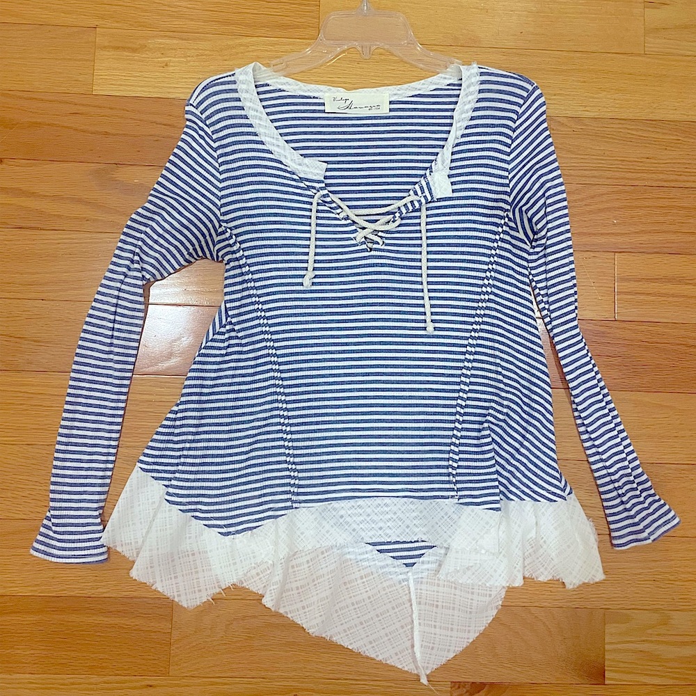 Long sleeve striped shirt